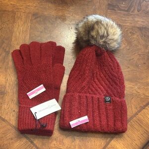 Treasure & bond hat and gloves set NWT